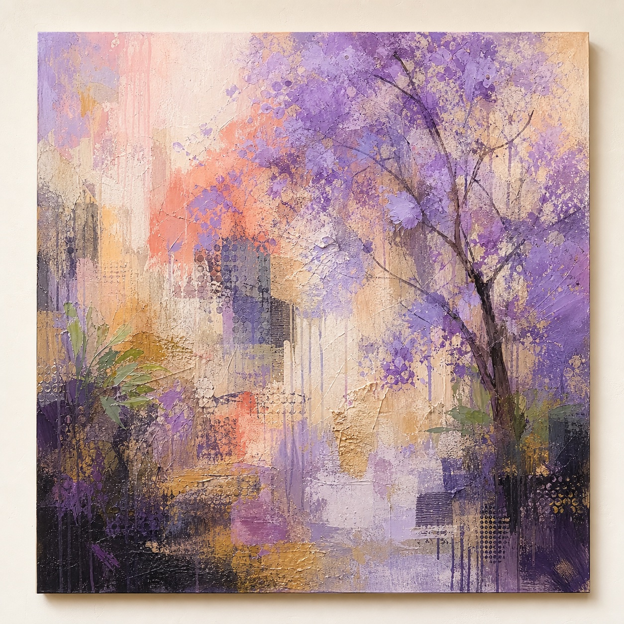 When the Jacarandas Sing original artwork